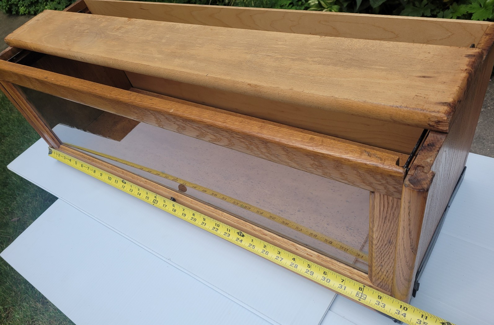 Antique Macey Oak Barrister Bookcase 10 1/2" Tall Section #1