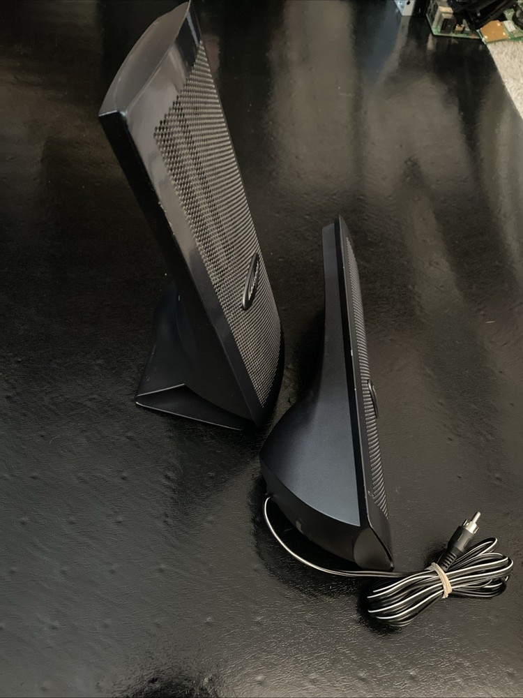 MONSOON MH-500 Flat Panel 2.1 PC Multimedia Satellite Planar Speakers *READ*