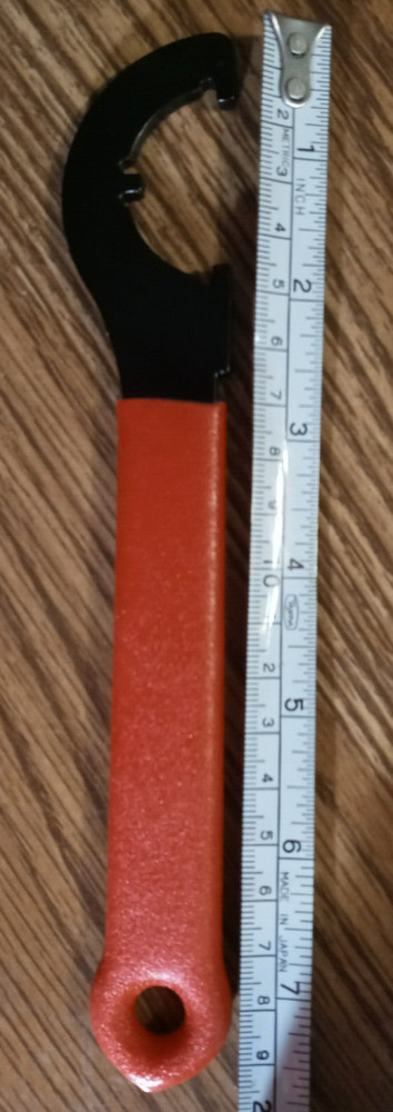 New Red Handle C Hook Spanner Wrench 30mm Model Chuck Nut