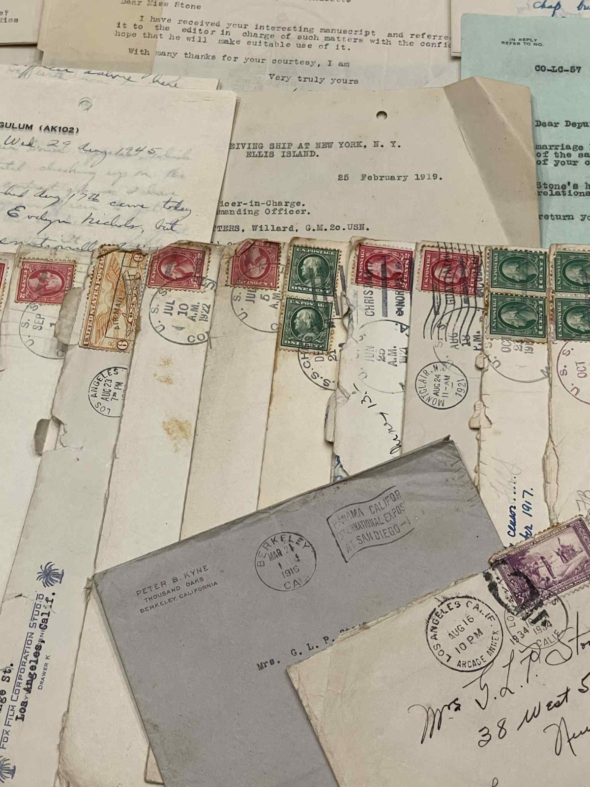 WW1 WWI / WW2 WWII US Navy USN USS Minnesota USS Triangulum Grouping Col. Stone