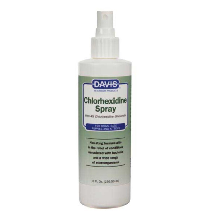 Davis Chlorhexidine Spray, 8 oz