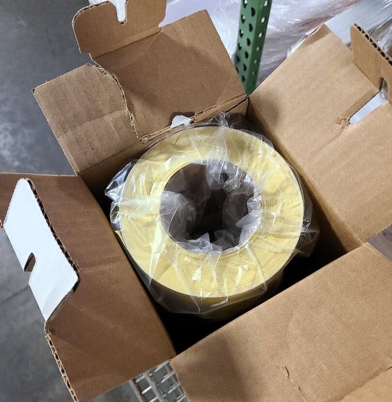 3.4 mil Paint Spray Mask Stencil Vehicle Auto Vinyl Self-Adhesive Yellow & White