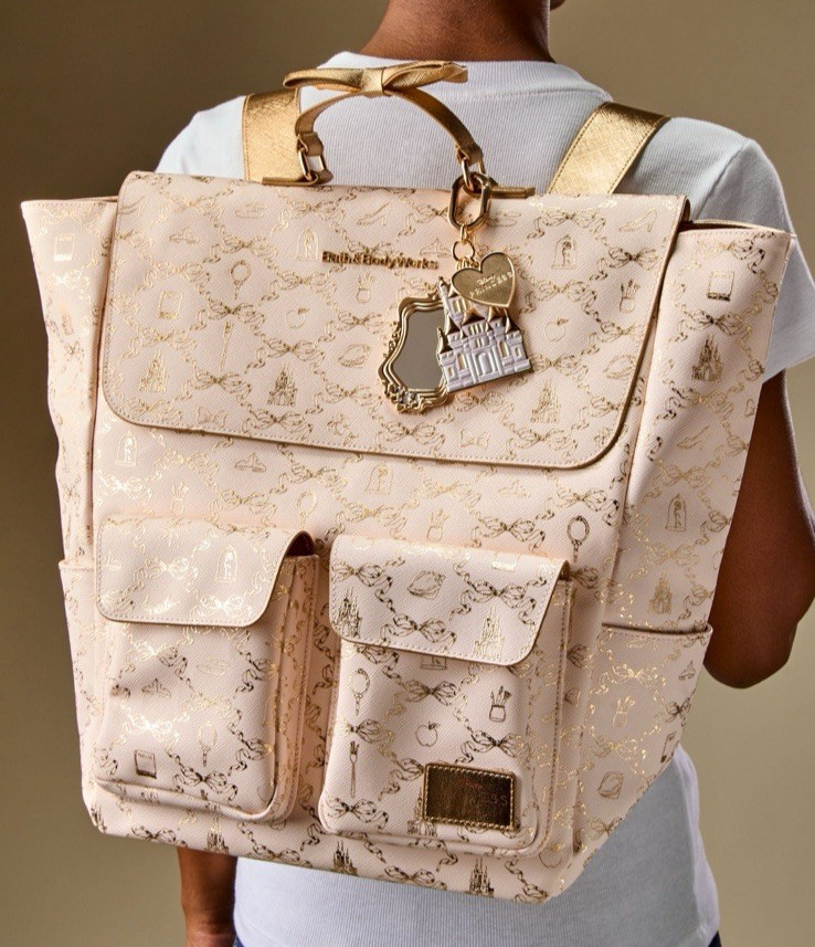 NEW Bath & Body Works Disney Princess Backpack & Lip Gloss Holder Free Shipping