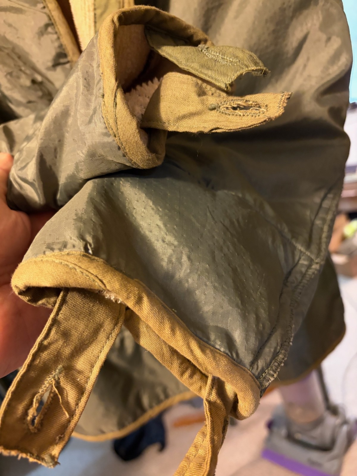 USGI M-1951 MILITARY FIELD JACKET LINER SMALL WOOL INSERT KOREAN WAR OLIVE GREEN