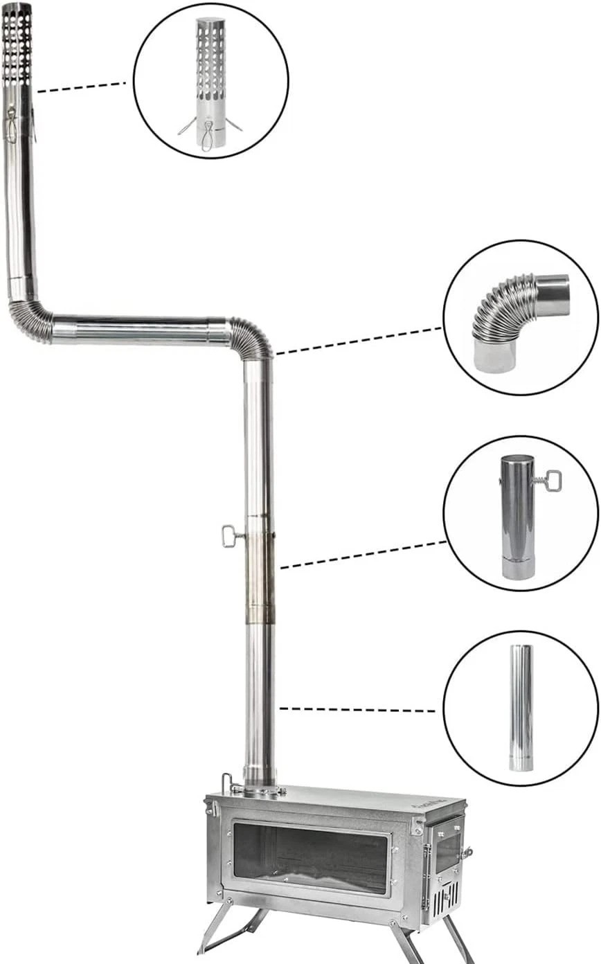 Durable Stove Pipe Stainless Steel Sections