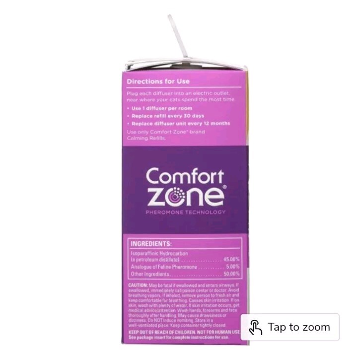 Comfort Zone Cat Calming Kit And Diffuser Refill Pack