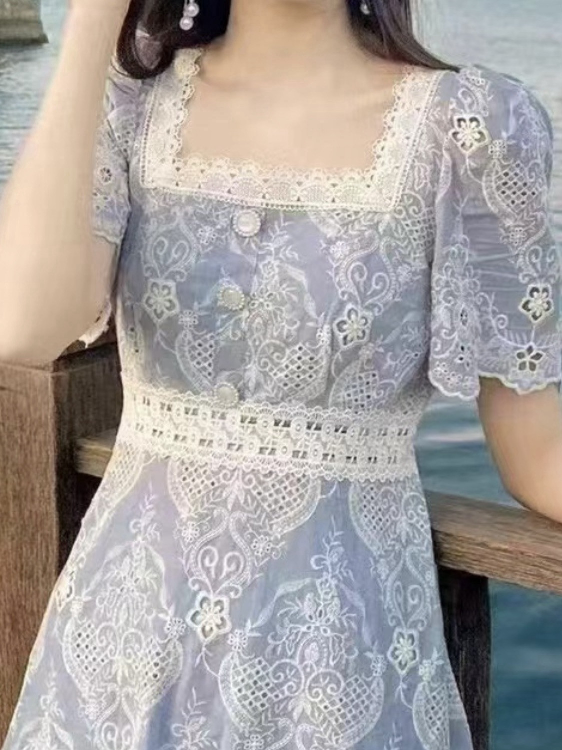 2 Yards Multicolor Floral Embroidered Border Trim/Sewing/Crafts/Bridal/1" Wide