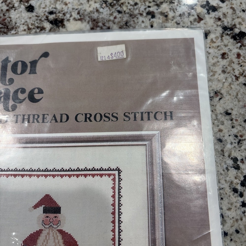 Astor Place Red St. Nicklaus Counted Cross Stitch Pattern Graph Christmas