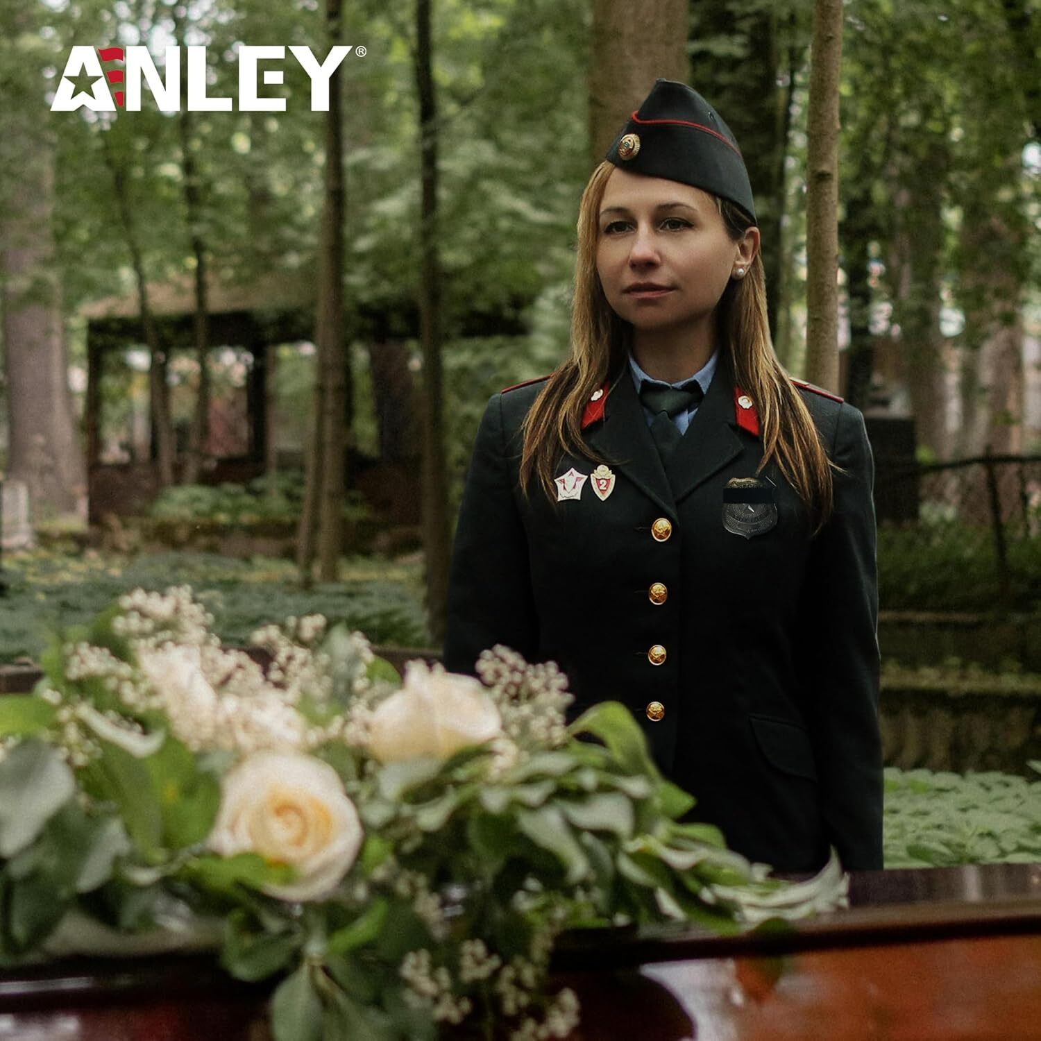 Anley 30 Pack Black Police Mourning Bands - High Elastic Twill Bands Fits Badge