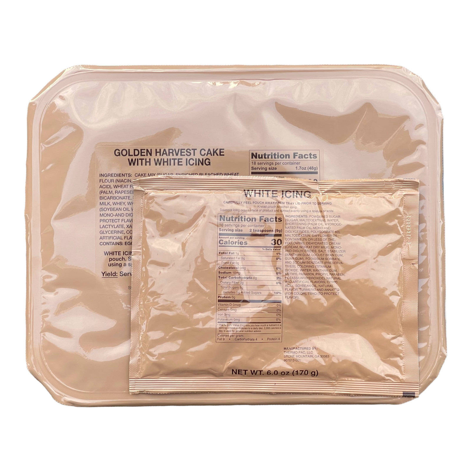 Military Surplus MRE Tray Packs, Variety of Flavors, Unitized Group Ration (UGR)