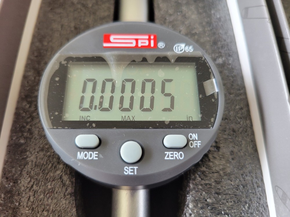 SPI MICROMETER & CALIPER SET W/ (2) ELECTRONIC INDICATORS