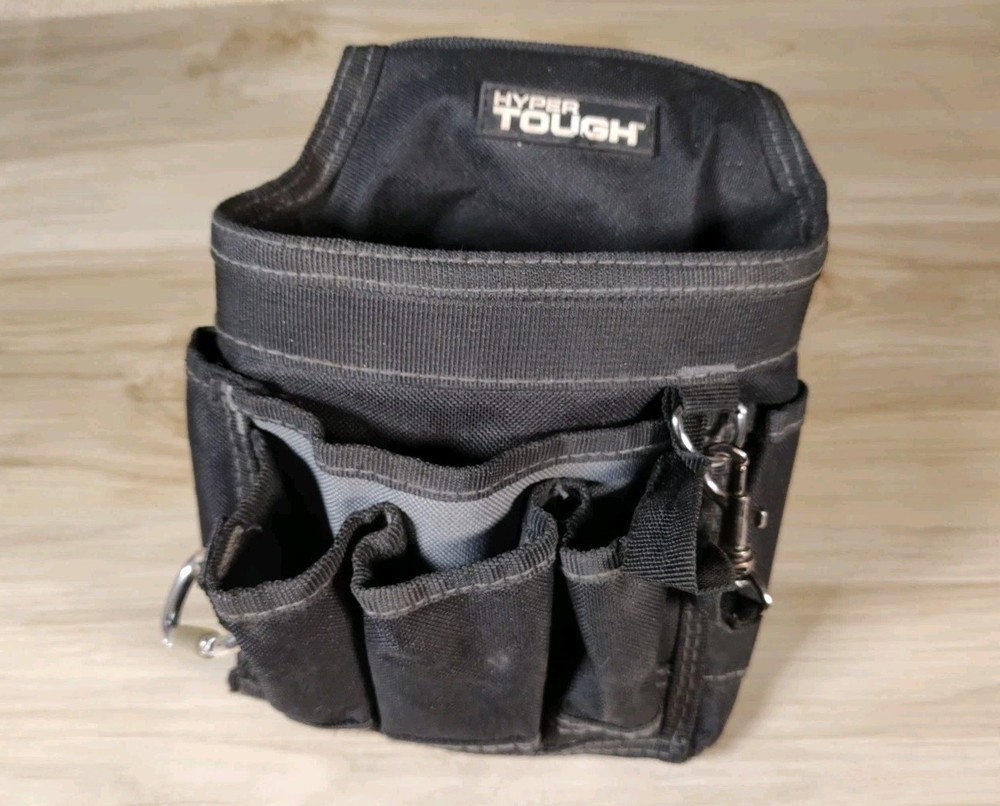 NWT Hyper Tough Tool Pouch 4 Way Carry System Includes Snap Tape Loop & Hook