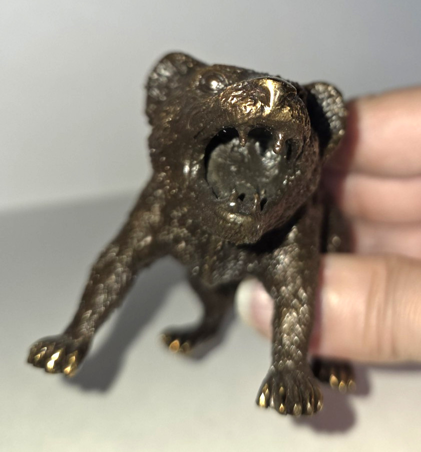 Eddie Wentorf Bronze Tasmanian Devil Sculpture Signed Art