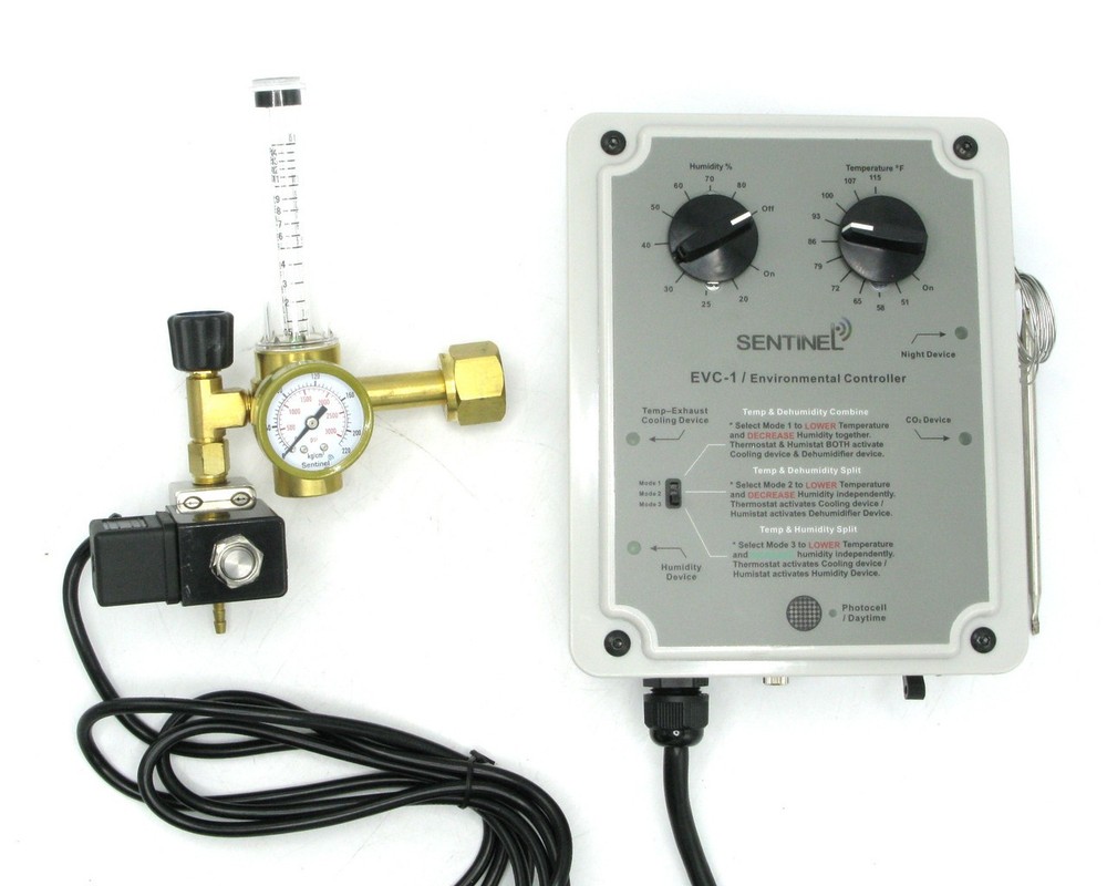EVC-1 Environmental Controller & Sentinel GPS CO2 Regulator  Hydroponic System