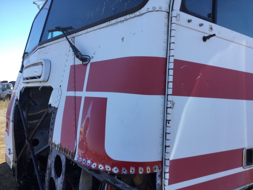 Freightliner FLB ALUMINUM Left/Driver FRONT CAB CORNER Panel