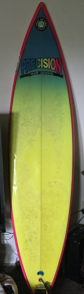 6'7" Precision Board- Preowned With Cover/leash