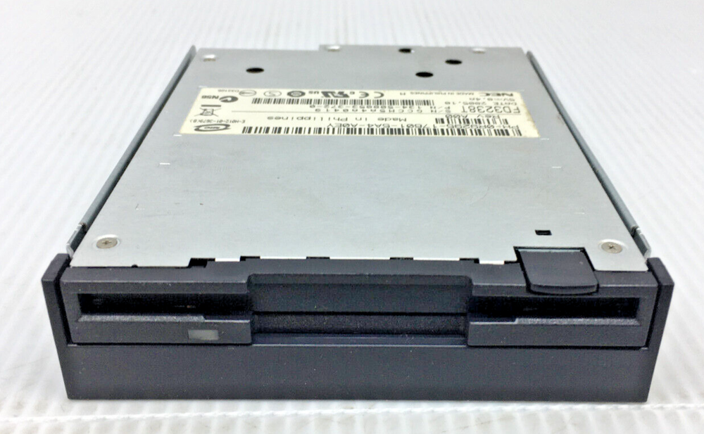 Nec 3.5" Floppy Disk Drive FD3238T Black Bezel- UNTESTED