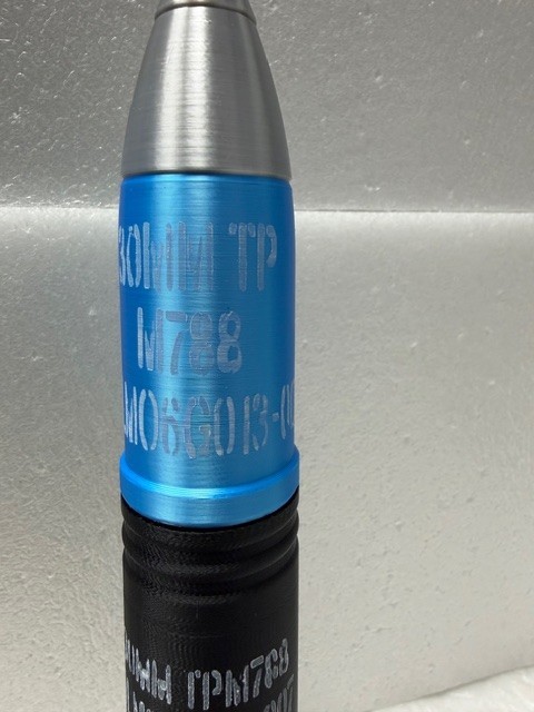 AH-64 Apache 30MM Round 3D Print Replica M788 Practice Round M230 Chain Gun