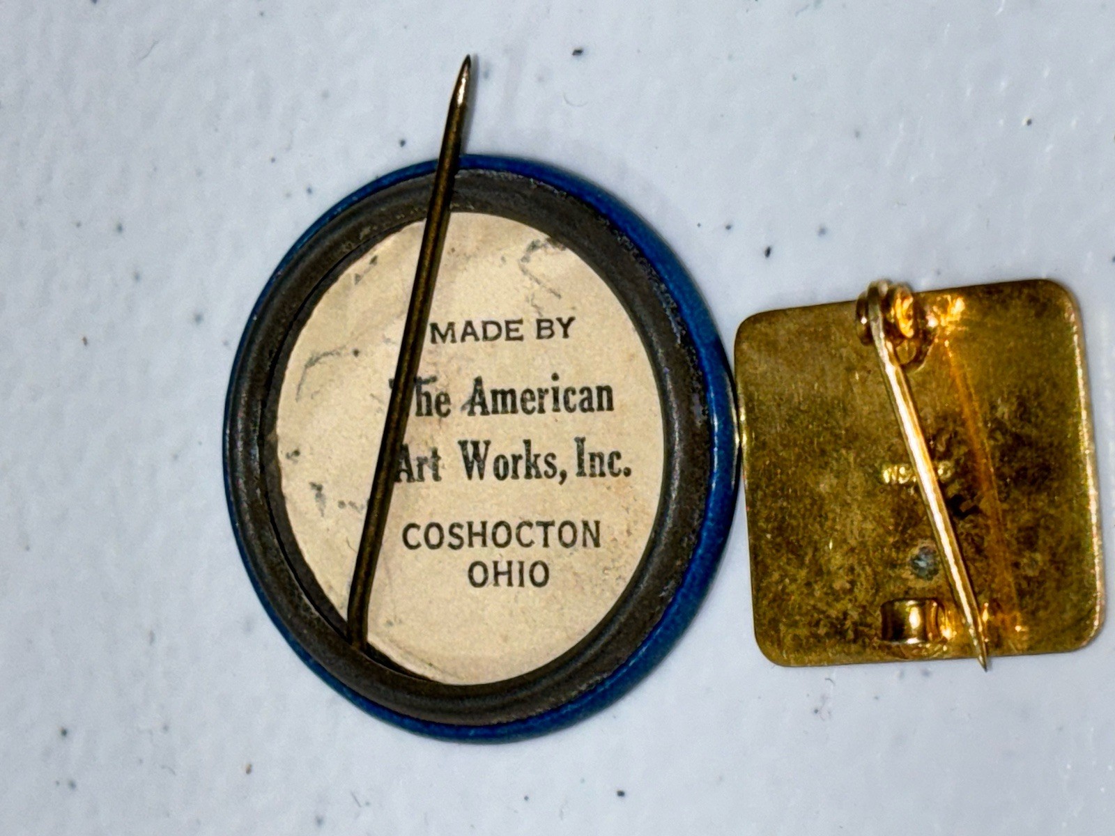 Vtg American Junior Guernsey Club + 4H Club Cow Pin Badge