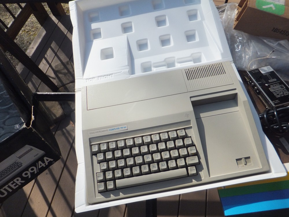 Vintage Texas Instruments 99/4A Personal Computer Manuals, Adapter & Extras