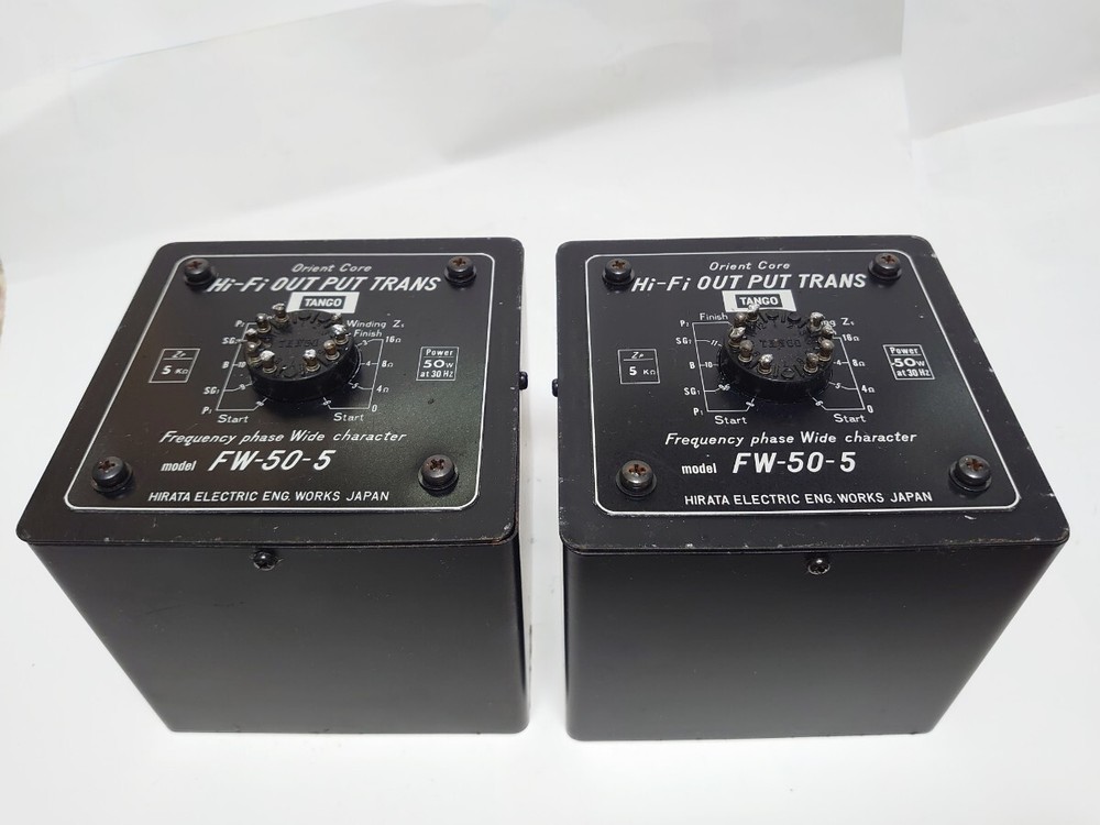Tango Out Put Trans FW-50-5 Pair Audio Equipment Amplifier Continuity Working