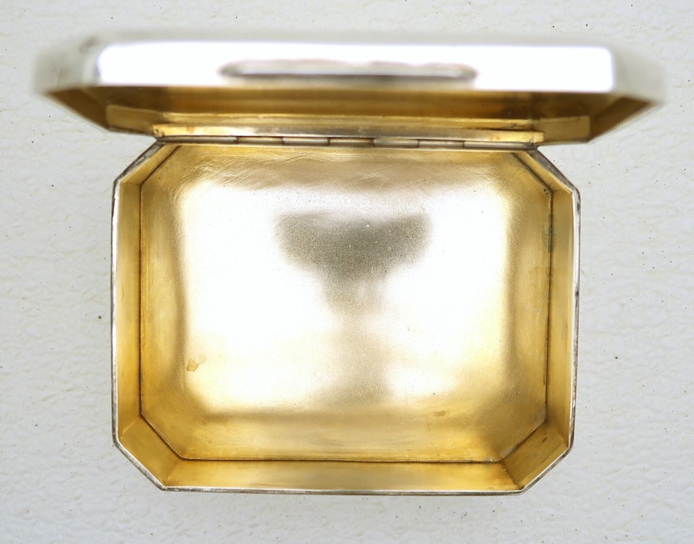 Austrian Solid Silver Etrog Sugar Spice Box