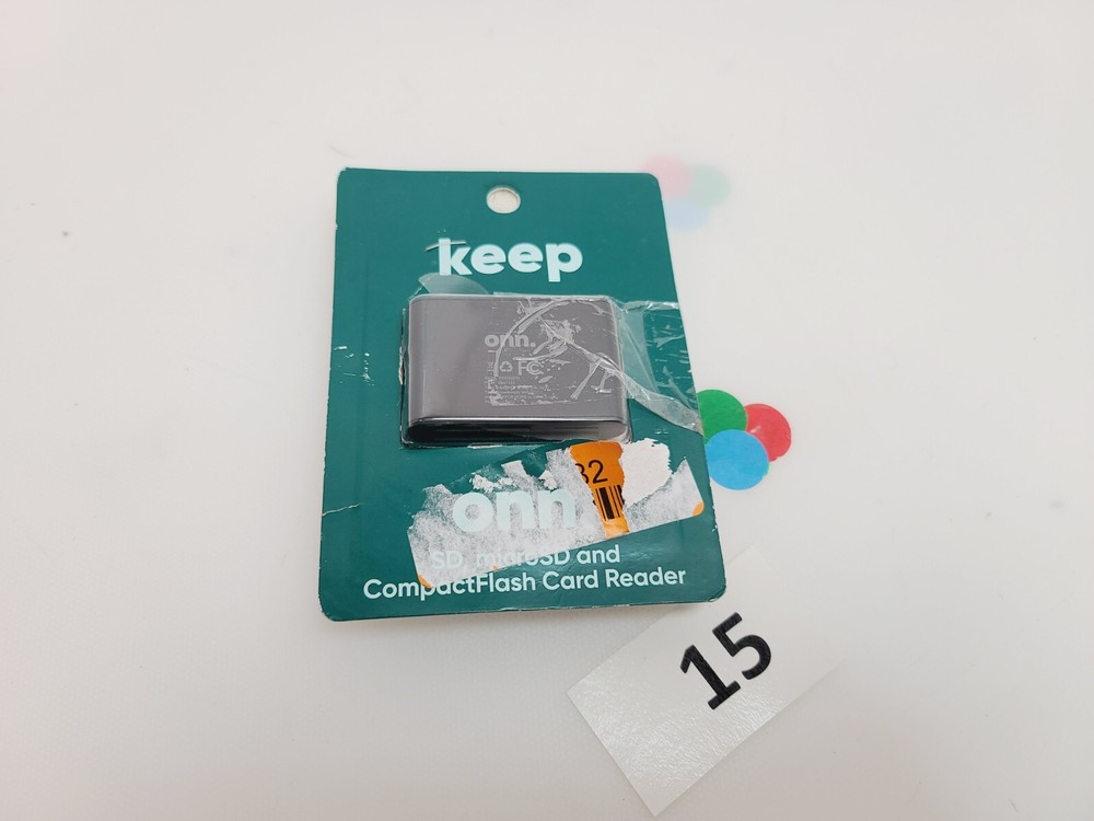 keep onn - SD, microSD and Compact Flash Card Reader - 100014070