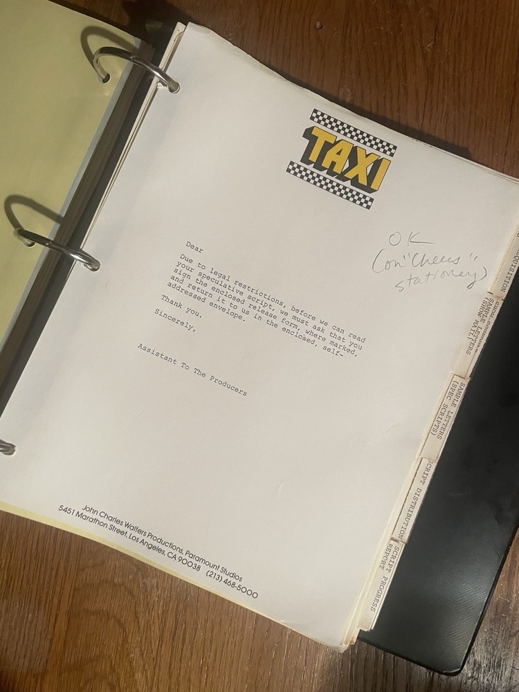 TAXI sitcom 1981 PRODUCTION BINDER Paramount Studios Casting, Scripts, Revisions