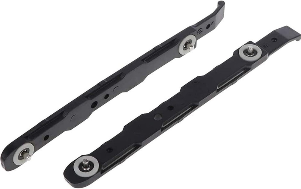 8 Pack Chassis Hard Drive Mounting Plastic Rails,Black