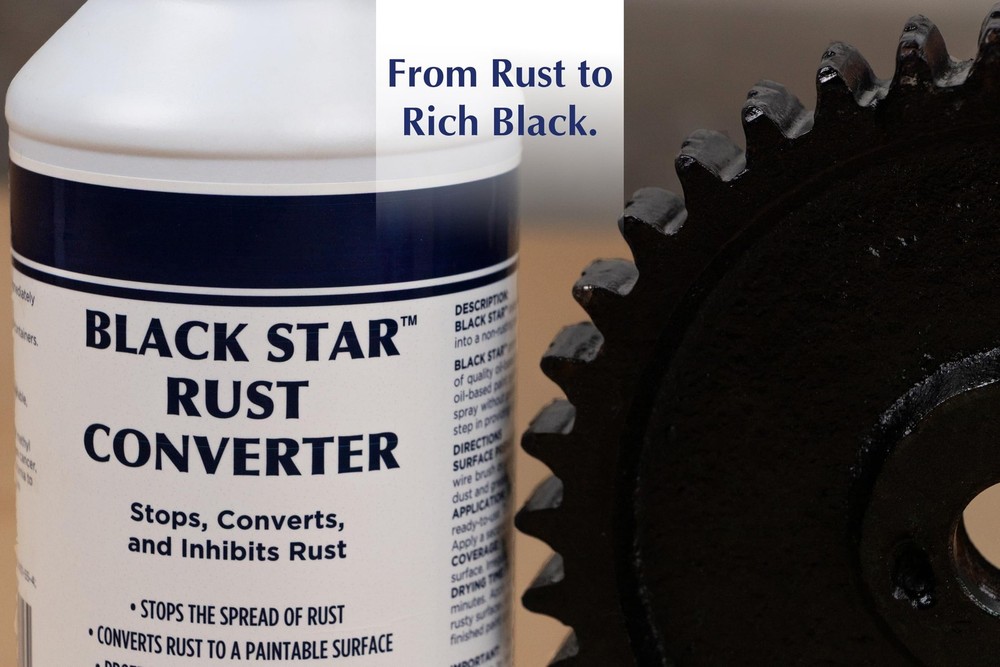 Rust Converter - Converts Rust on Any Steel Surface (1 Quart)