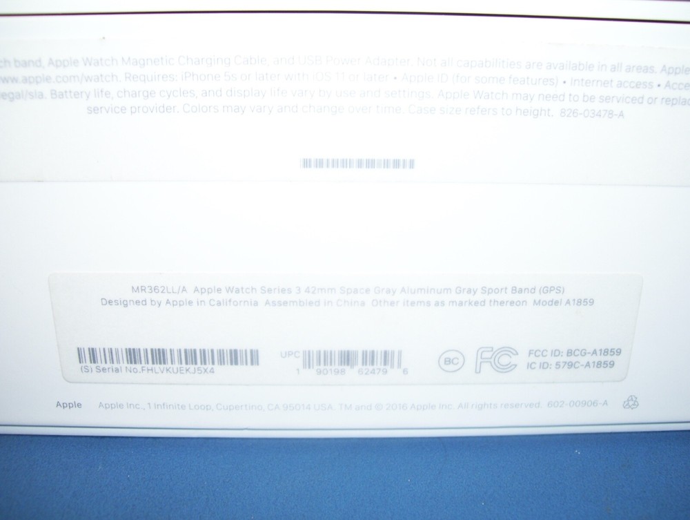 Apple Watch Series 3 - BOX ONLY
