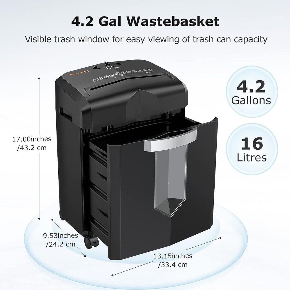 Ultimate High Security Micro Cut Shredder - 60 Minute Run Time - P-4