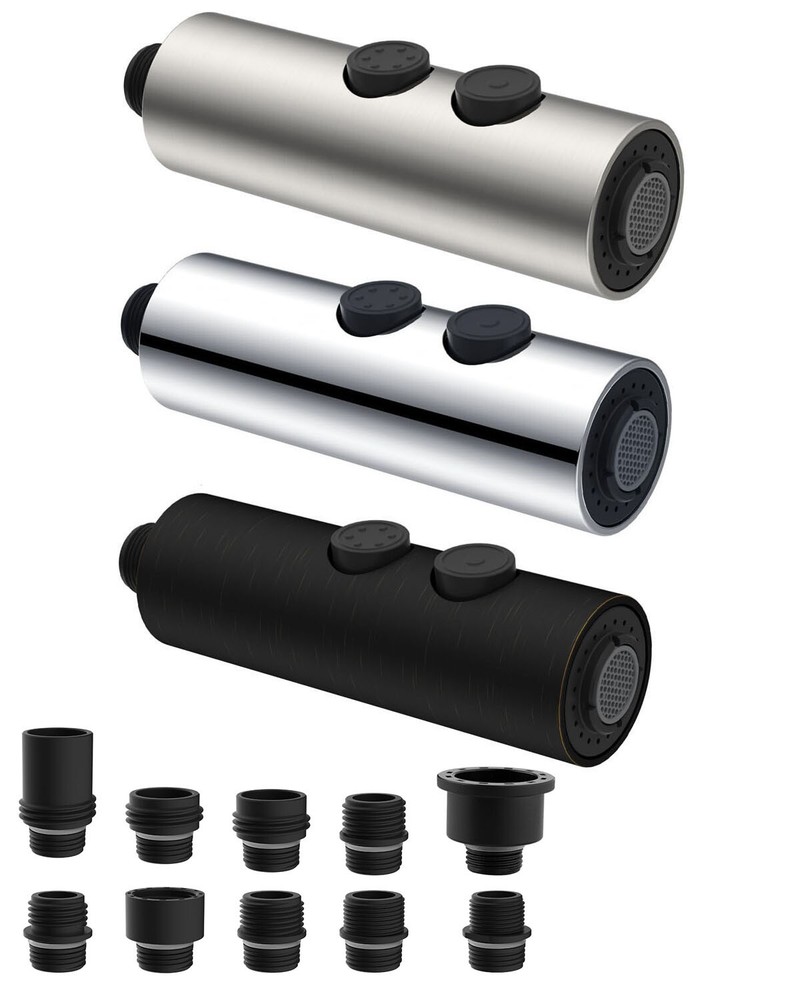 Pull Down Kitchen Faucet Head Replacement, 2 Function Pull Out Sink Spray Head