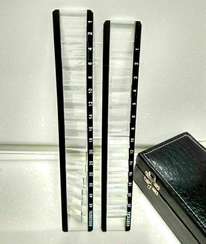 Prism Set Bar Horizontal Vertical Case Optometry Ophthalmology Equipment New