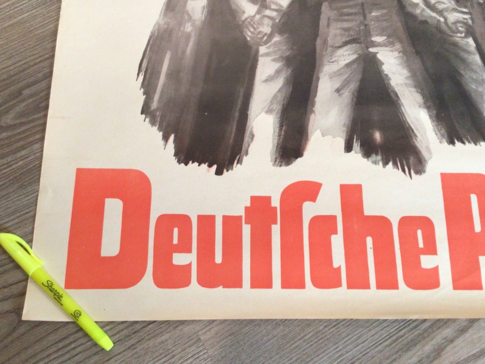 Original WWII German Poster -Excellent & Large