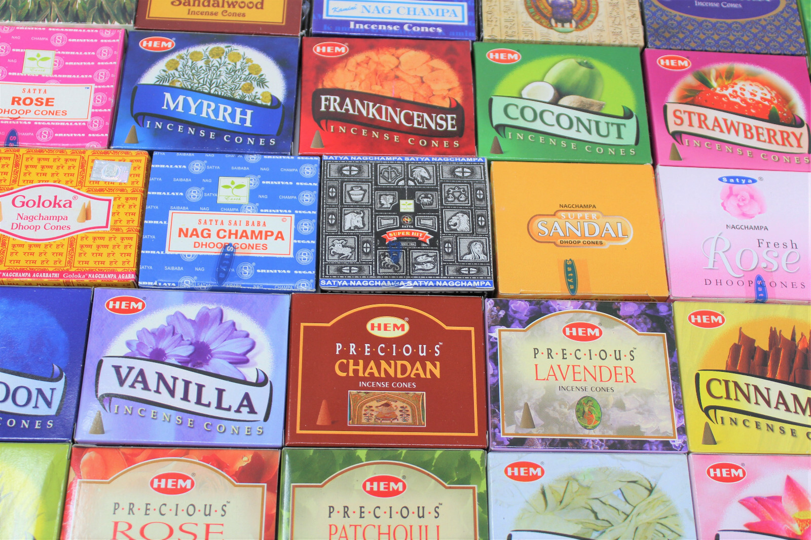 Incense Cones: BUY 4 GET 4 FREE! Pick Scent! (Hem, Kamini, Satya) FREE SHIPPING!