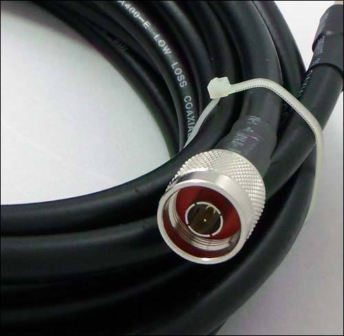 RP-SMA Male to N-Male LMR-400 grade antenna coaxial extension cable 9m 30ft
