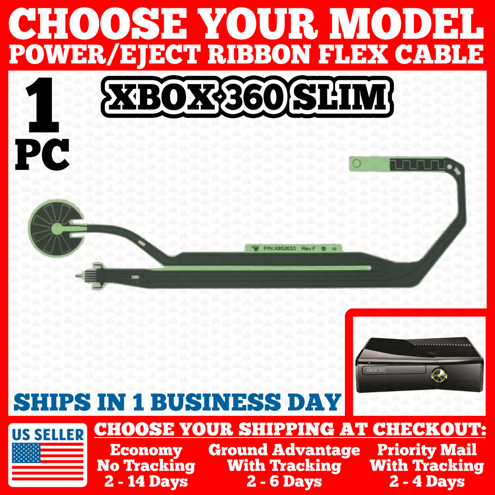 Power Eject Flex Cable for Xbox 360 S Slim/One Console On/Off Sensor Ribbon