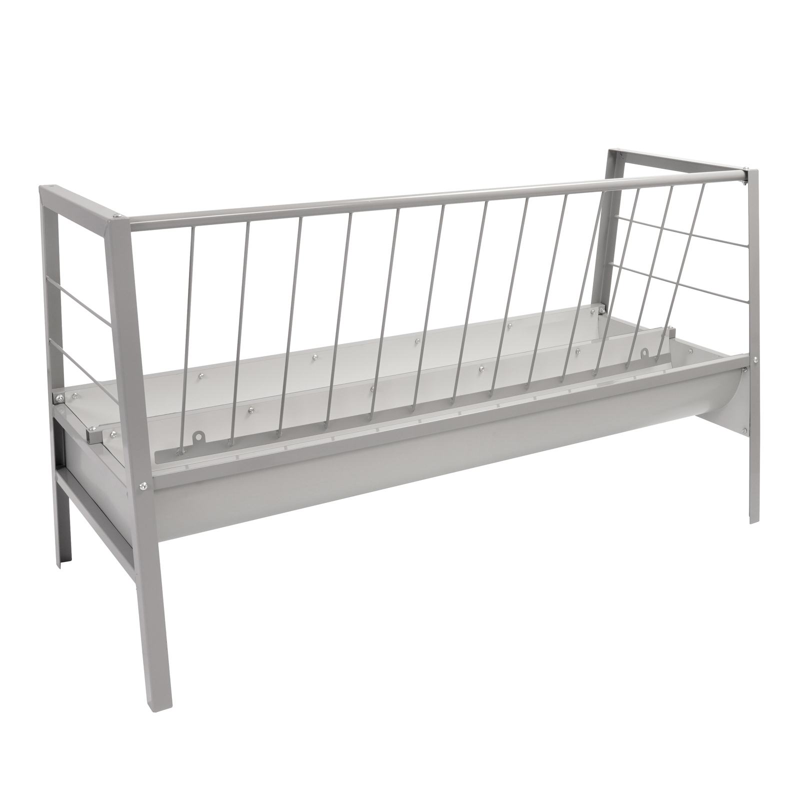 Heavy Duty Steel 77 Gallon Pasture Hay Feeder For Goats, Sheep, Miniature Horses