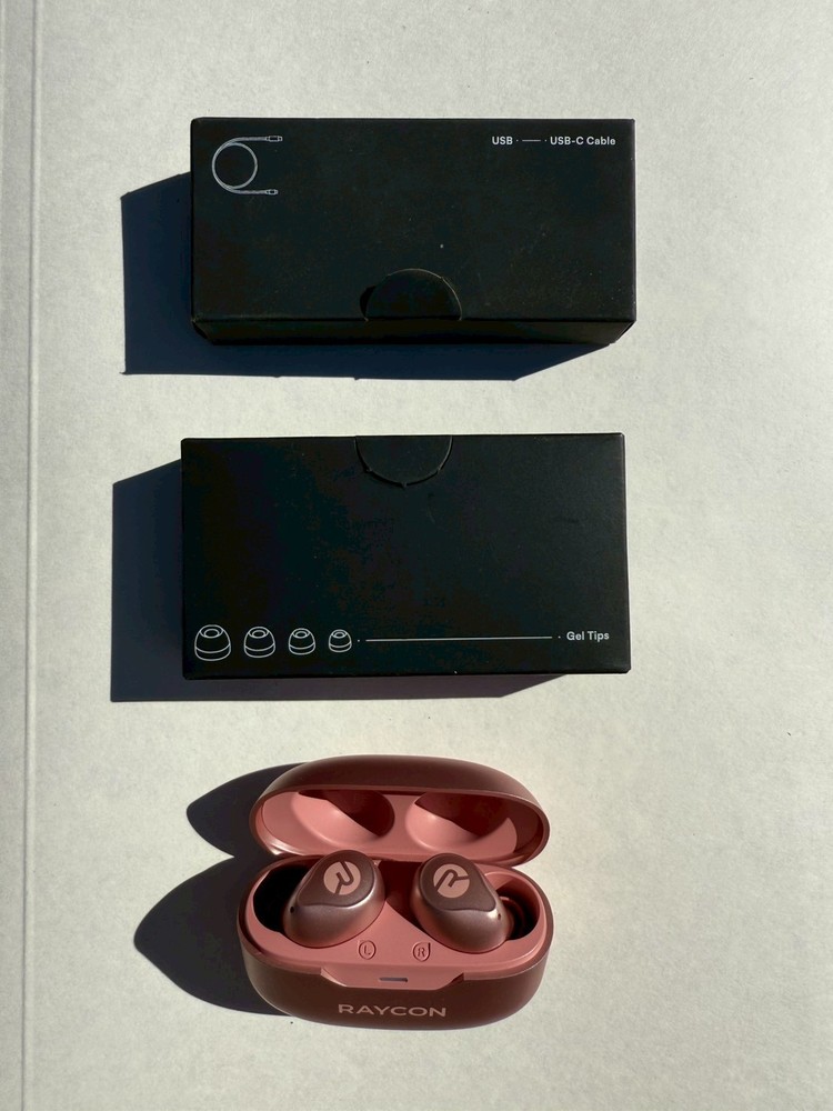 Raycon Everyday Earbuds Plus - Bluetooth True Wireless - Rose Gold