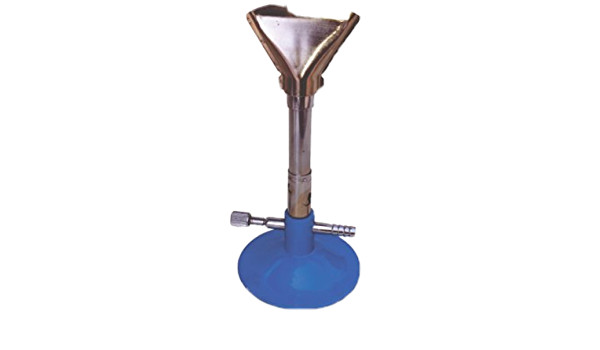 BUNSEN BURNER WITH FLAME SPREADER