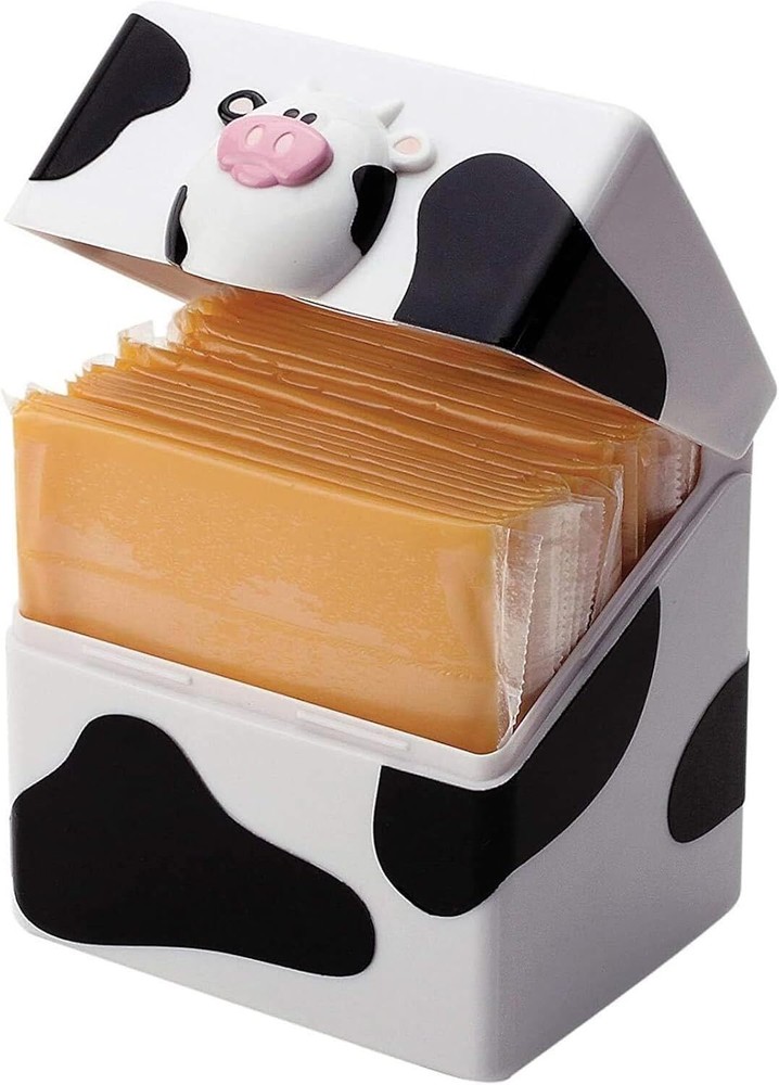 Moo Moo Sliced Cheese Storage Container for Fridge