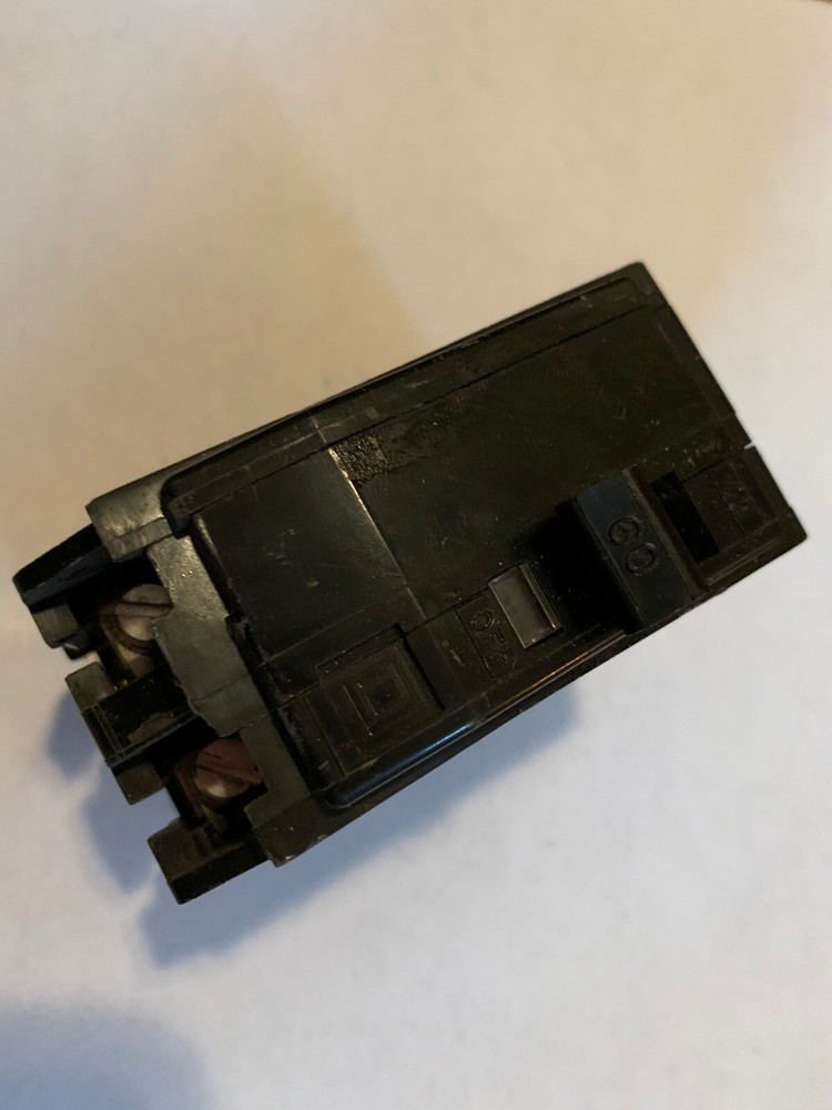 SQUARE D 60 AMP DOUBLE POLE CIRCUIT BREAKER TESTED