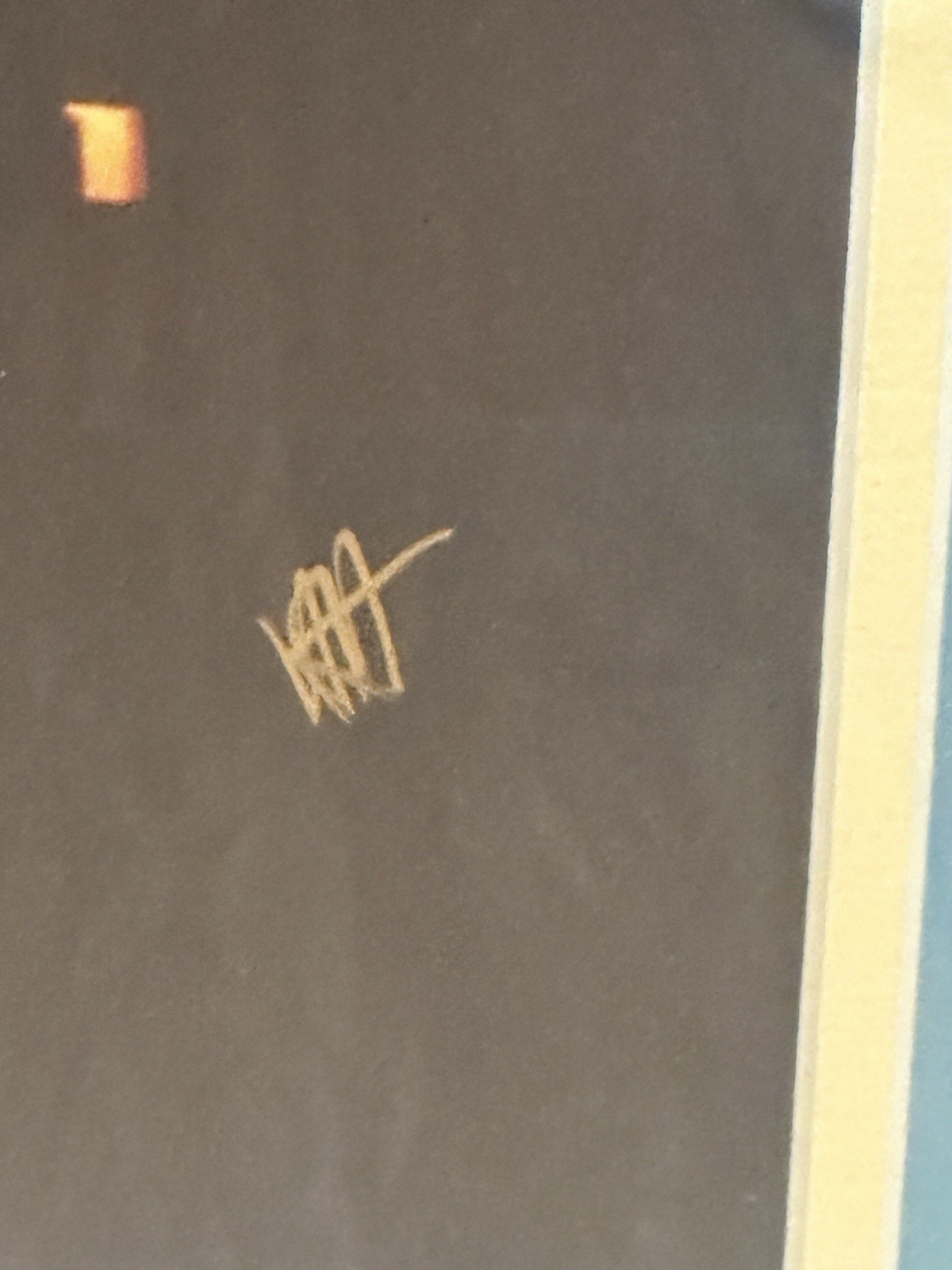 Signed War Photo Scud & Patriot Missiles Over Riyadh Desert Storm War Feb "91