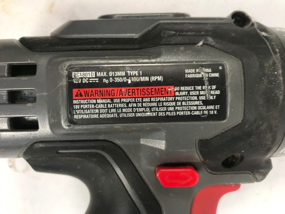 Porter Cable PC1801D Cordless Drill Driver (Bare Tool Only)