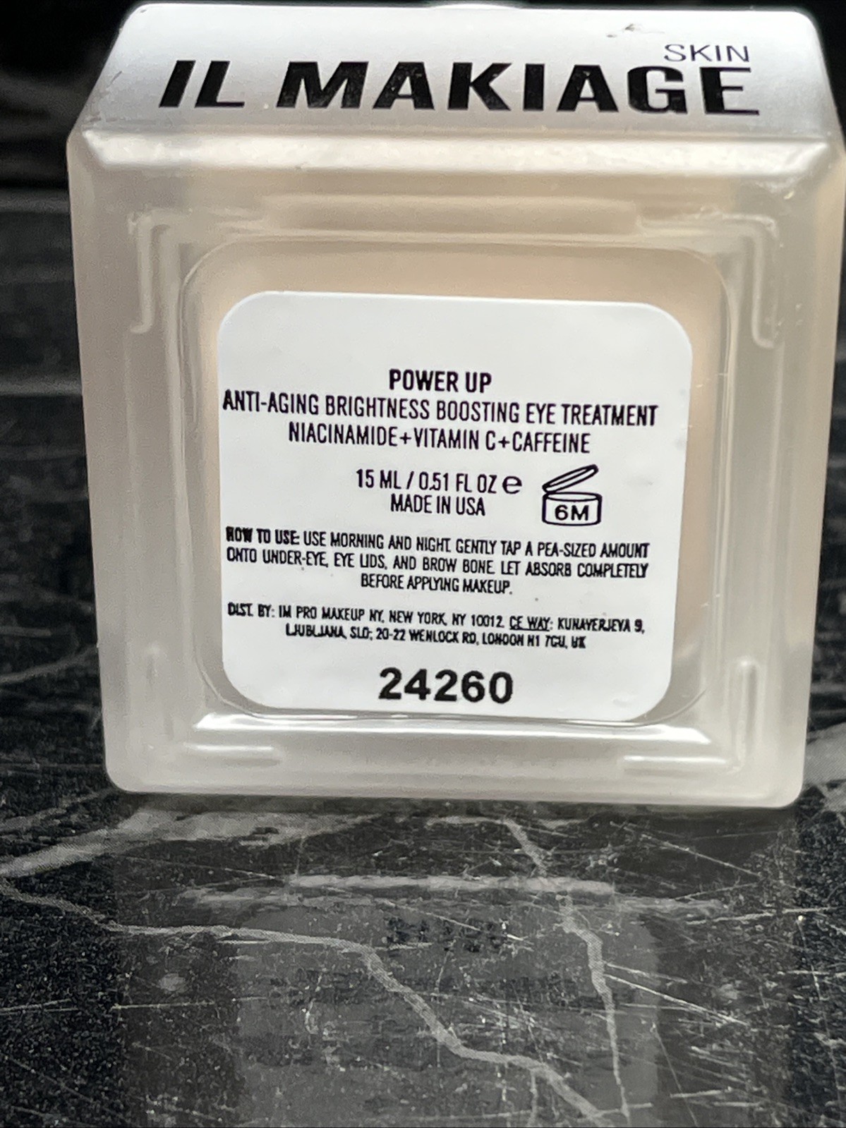 IL MAKIAG POWER UP EYE CREAM 0.5oz NEW No Box