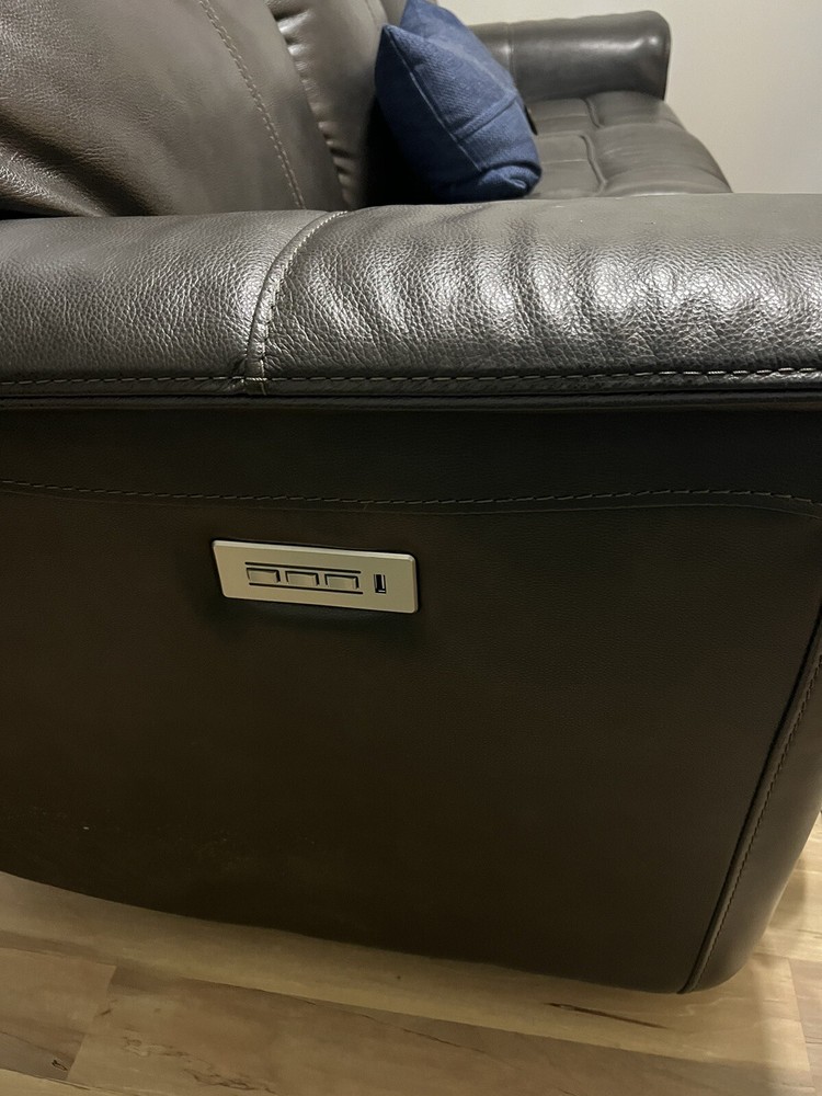 Leather Couch - Brown