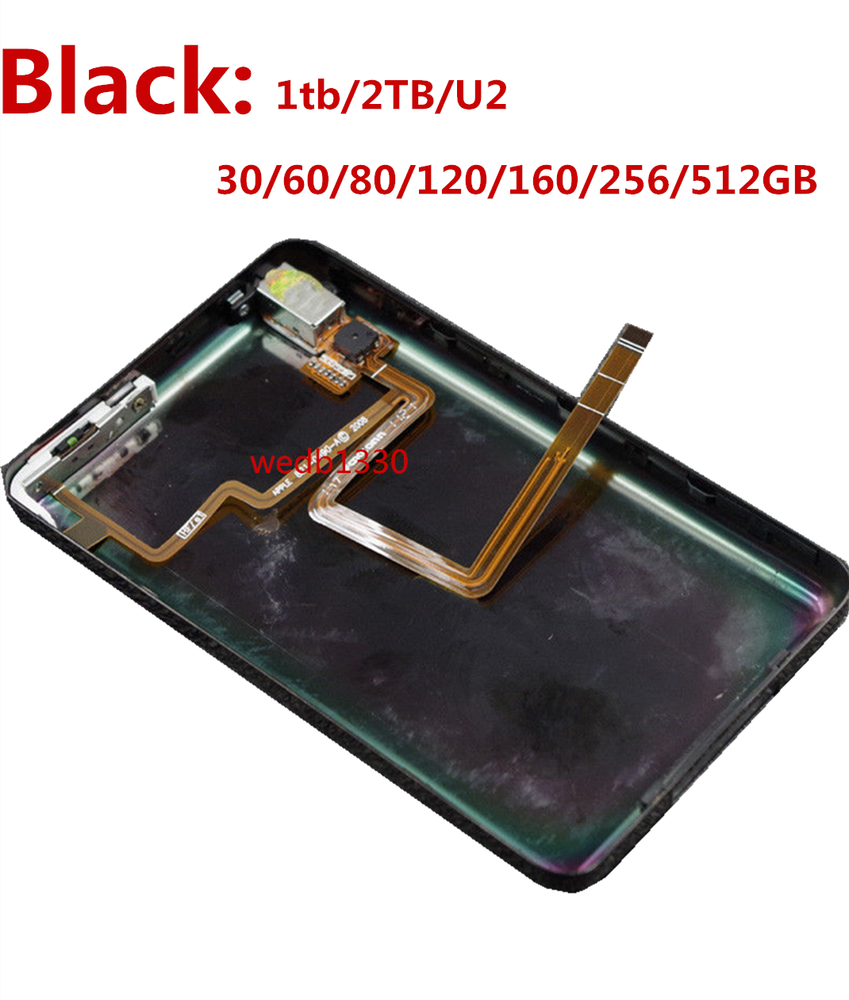 Thick Thin Back Case Housing Audio Jack Hold Switch for iPod Classic & video