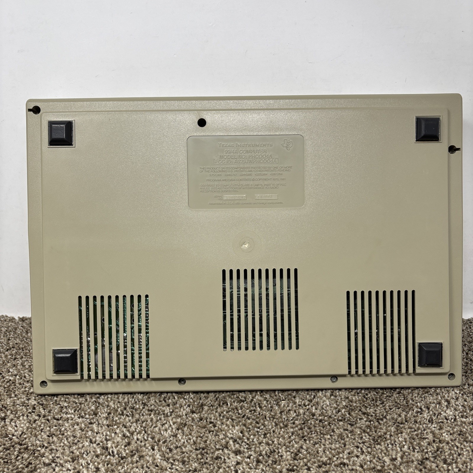 Texas Instruments TI-99/4A Home Computer In Box TESTED With Cables Games