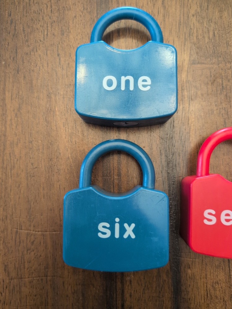 Number Learning Locks & Keys Educational Learning Incomplete *Missing Lock #2*
